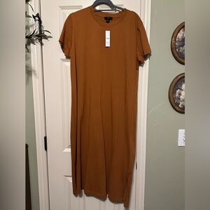 J. Crew Rust Maxi Dress
